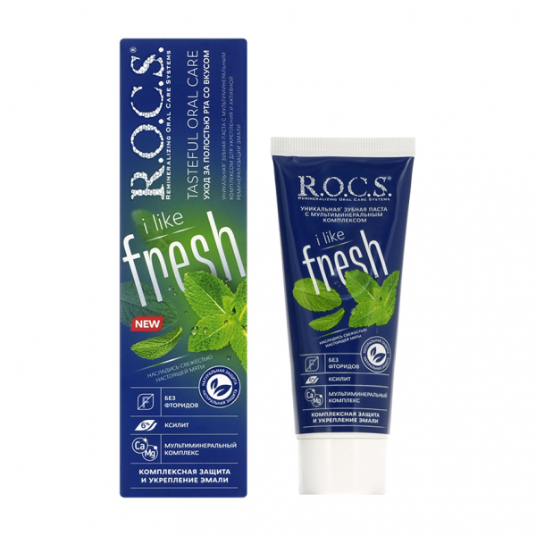 Паста зубная `R.O.C.S.` iLike Fresh,74 г