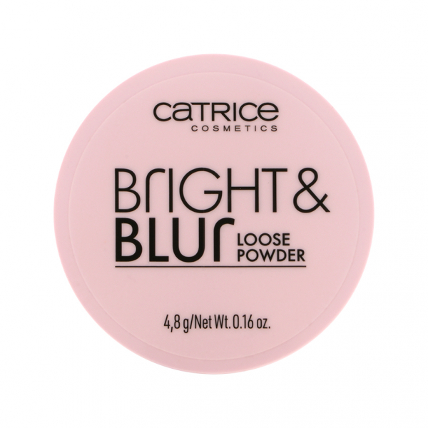 Пудра для лица `CATRICE` BRIGHT&BLUR рассыпчатая осветляющая тон 010 Soft pink